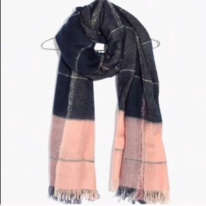 Made well brushed plaid scarf/wrap.